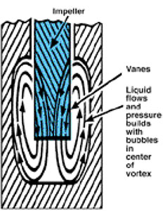 ساختار داخلی پمپ آب محیطی