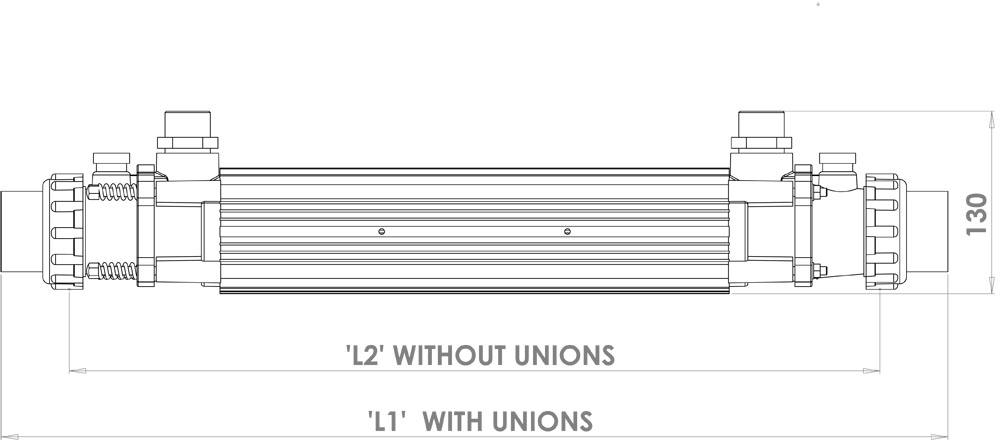 ELECRO G2 HEAT EXCHANGER DIMENSIONS