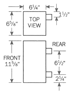 Hayward Electrical Heater Dimension