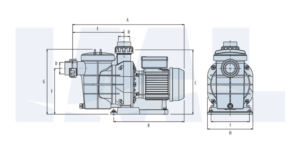 IML America Pump Dimension - 2