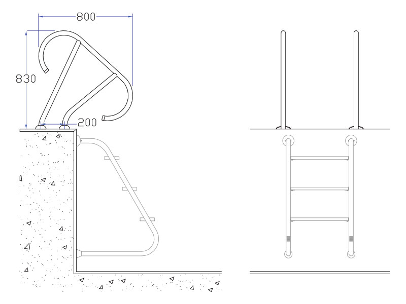 Aquamarine-Anahid-Handrail-Dimension