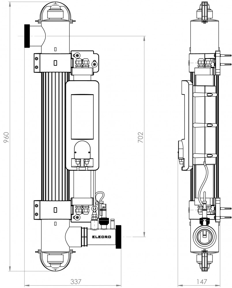 QUANTUM 55W Dimensions