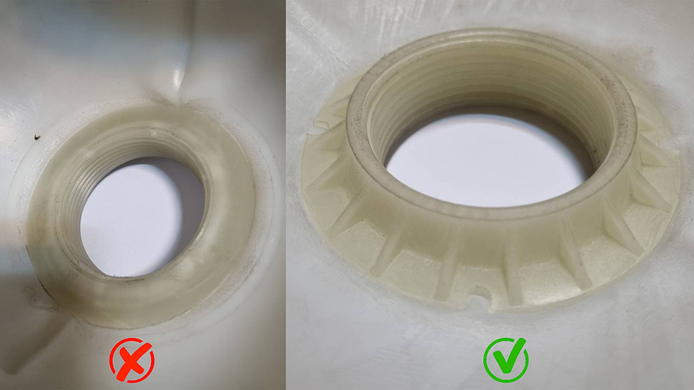 گلویی مخازن FRP