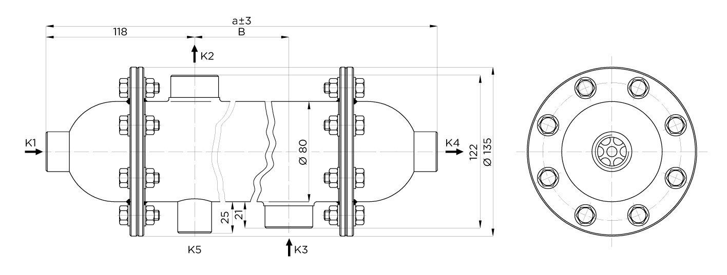Flexinox Heat Exchanger Dimensions