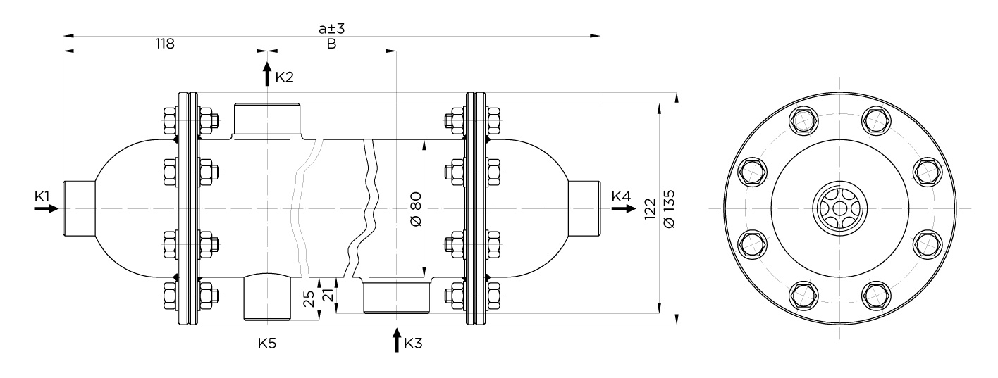 Flexinox Heat Exchanger Dimensions