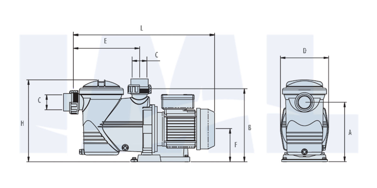 IML Niagara Pump Dimension - 2