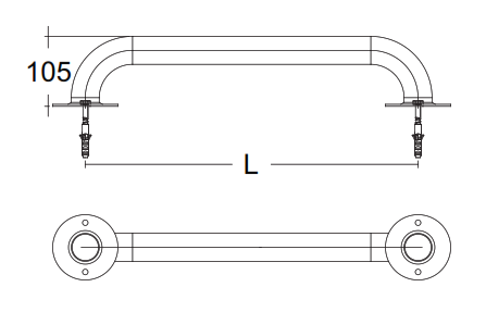 EMAUX HANDRAIL DIMENSION