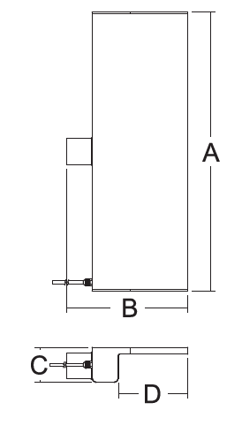 Emaux Water Descent Dimensions