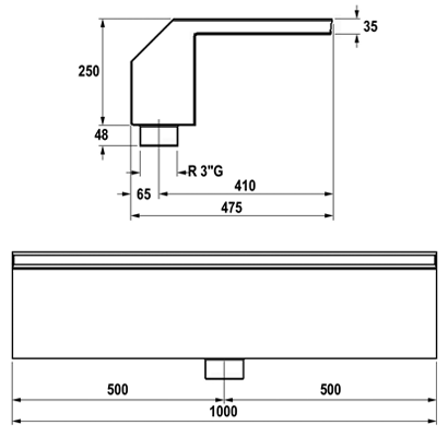 Flexinox Maui Waterfall Dimensions