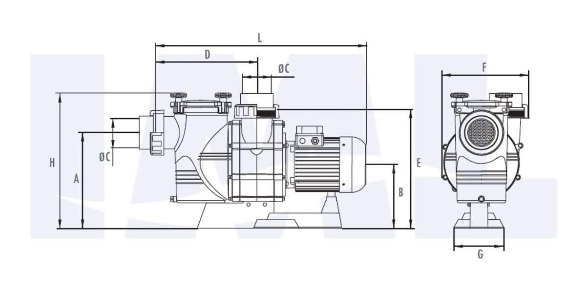 IML Atlas Pump Dimension - 2