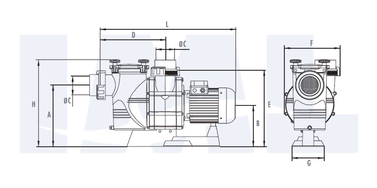 IML Atlas Pump Dimension - 2