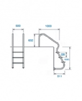 نردبان FLEXINOX مدل  EASY ACCESS