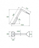 آبنمای FLEXINOX مدل FLAT CANNON