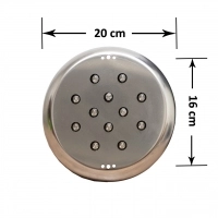 چراغ روکار فلت استیل 12 وات NIFAN
